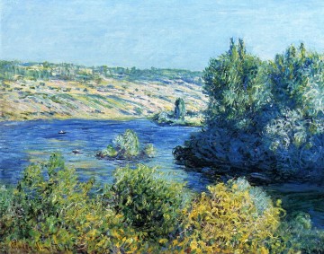  Seine Canvas - The Seine at Vetheuil II Claude Monet